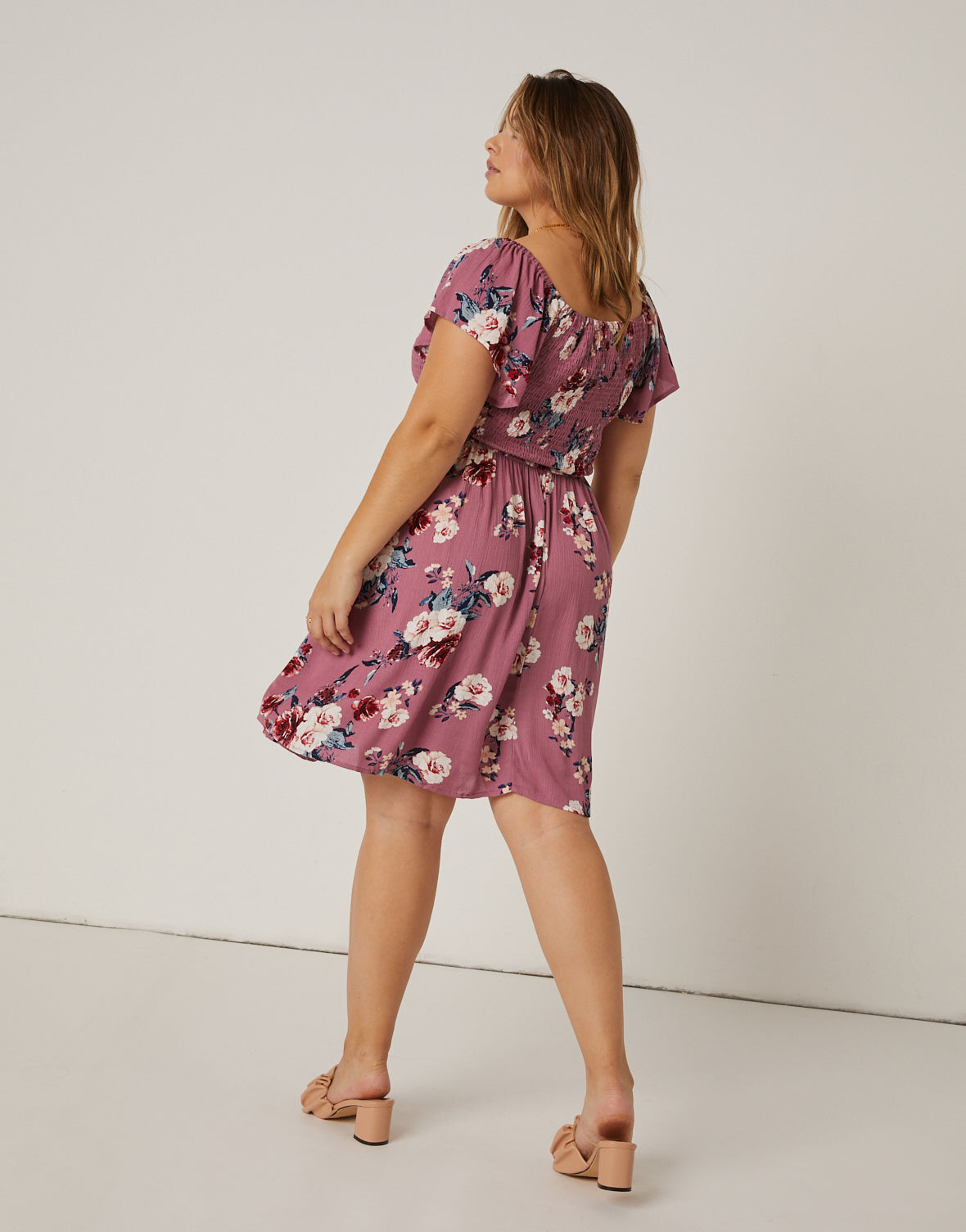 Plus Size Gauzy Floral Sundress
