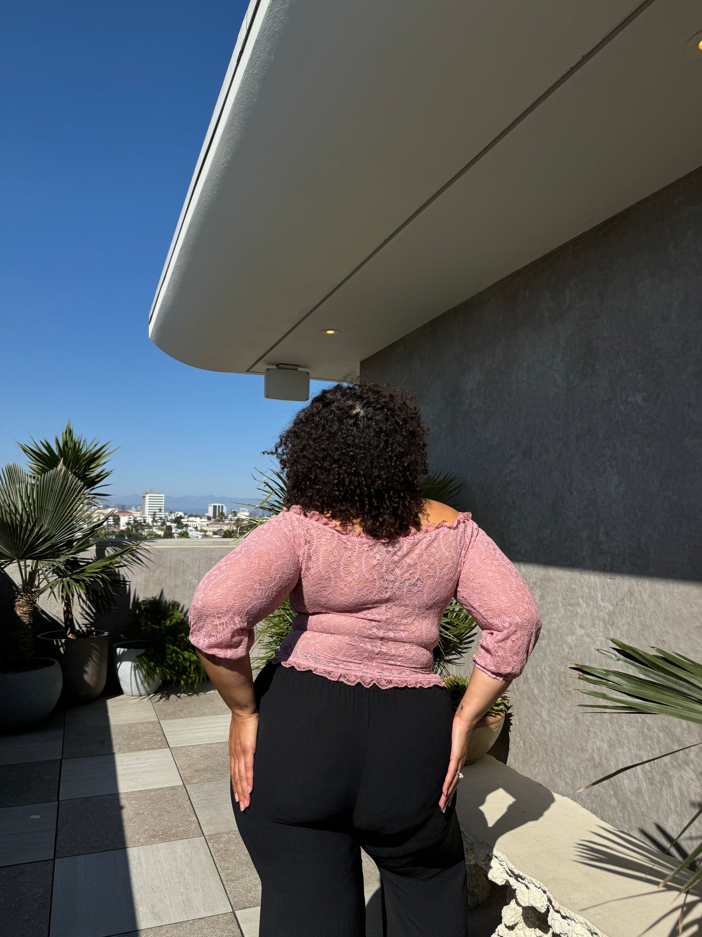 Plus Size Rococo Lace Top