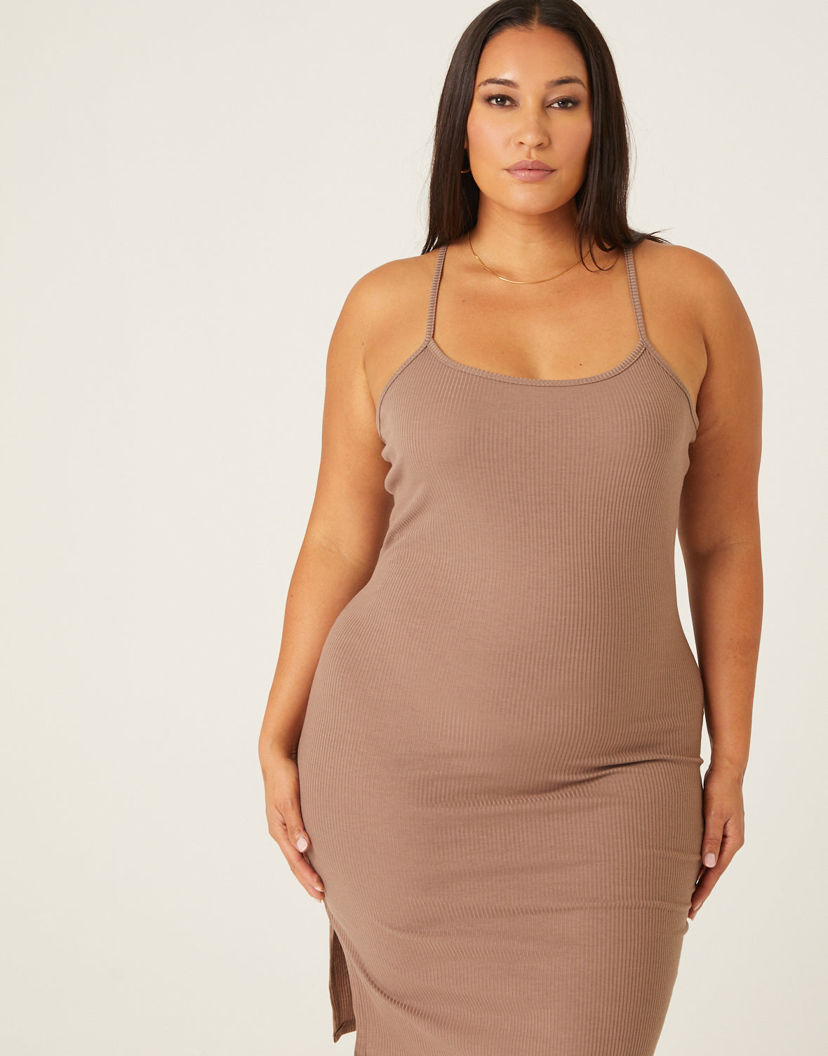 Plus Size Bodycon Tank Dress