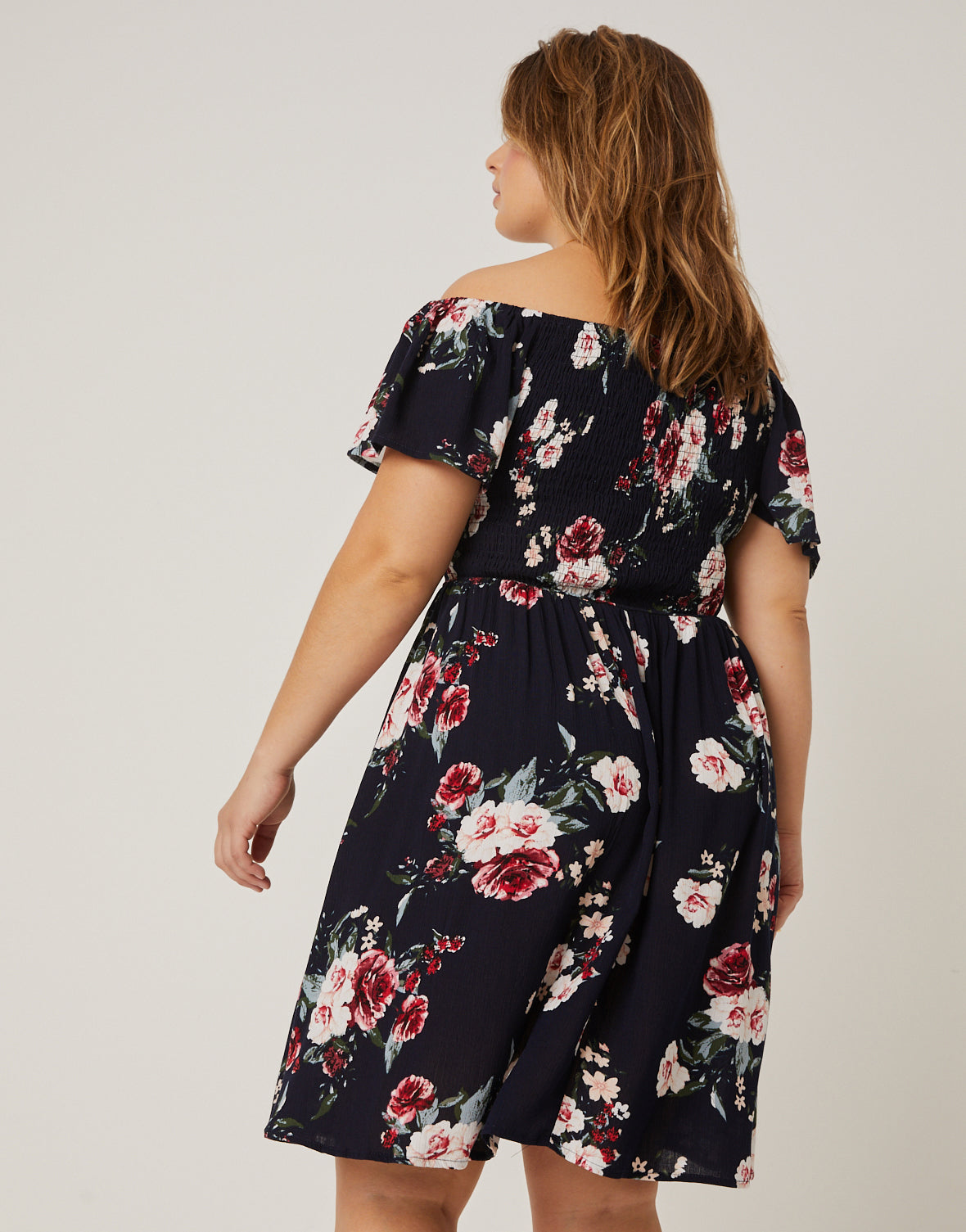 Plus Size Gauzy Floral Sundress