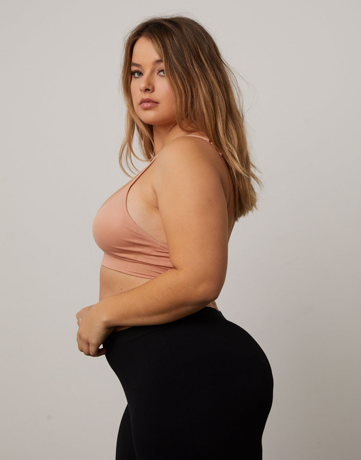 Plus Size Padded V-Neck Bra