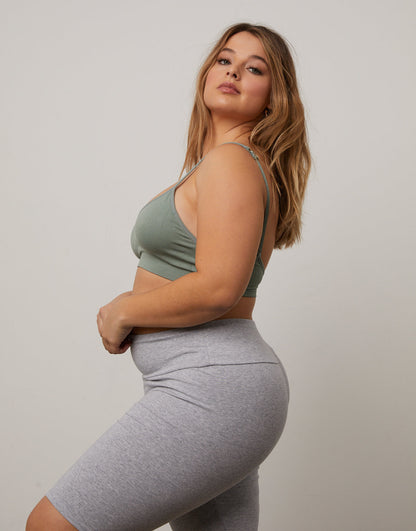 Plus Size Padded V-Neck Bra