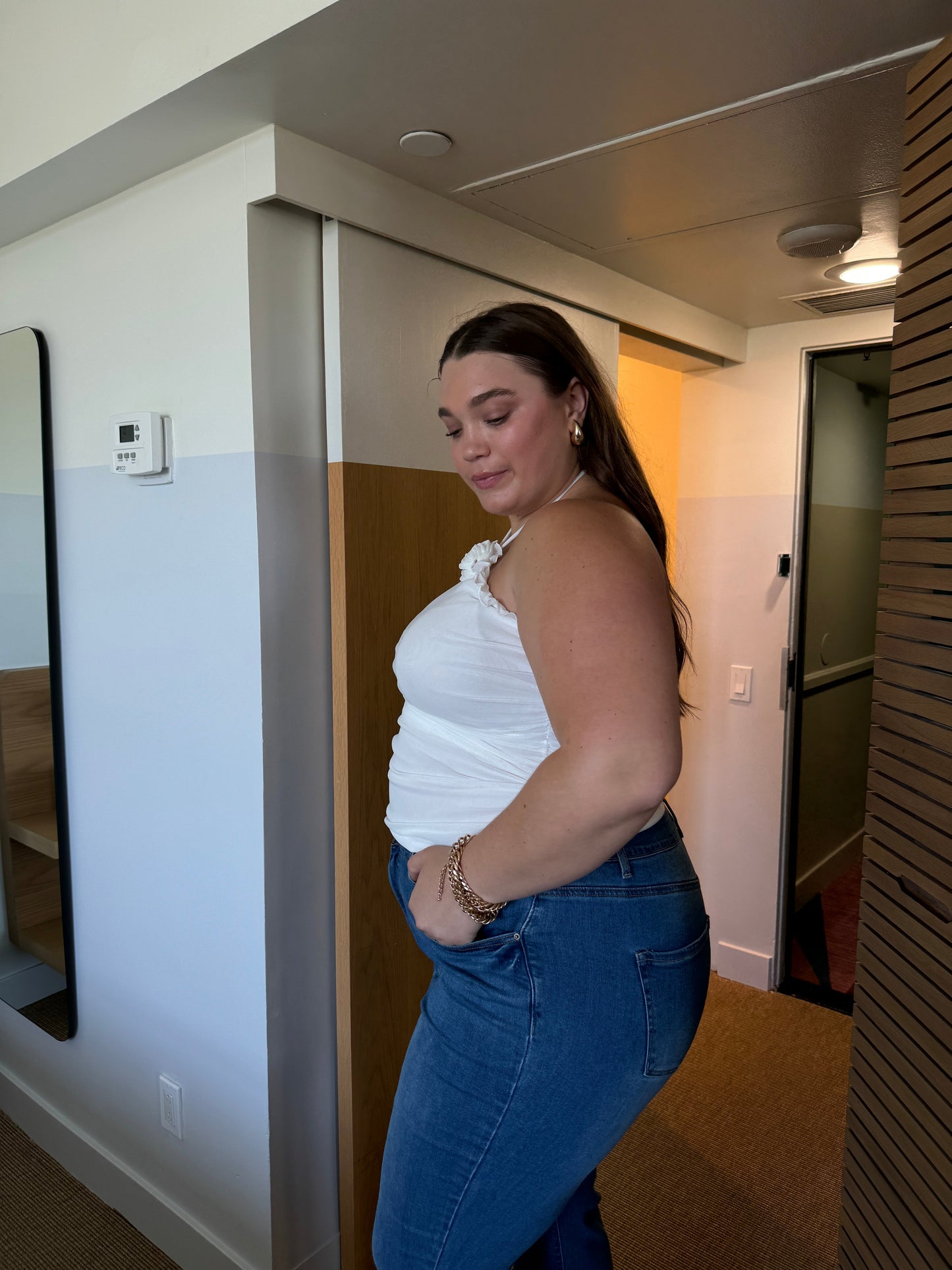 Plus Size Rose Halter Top