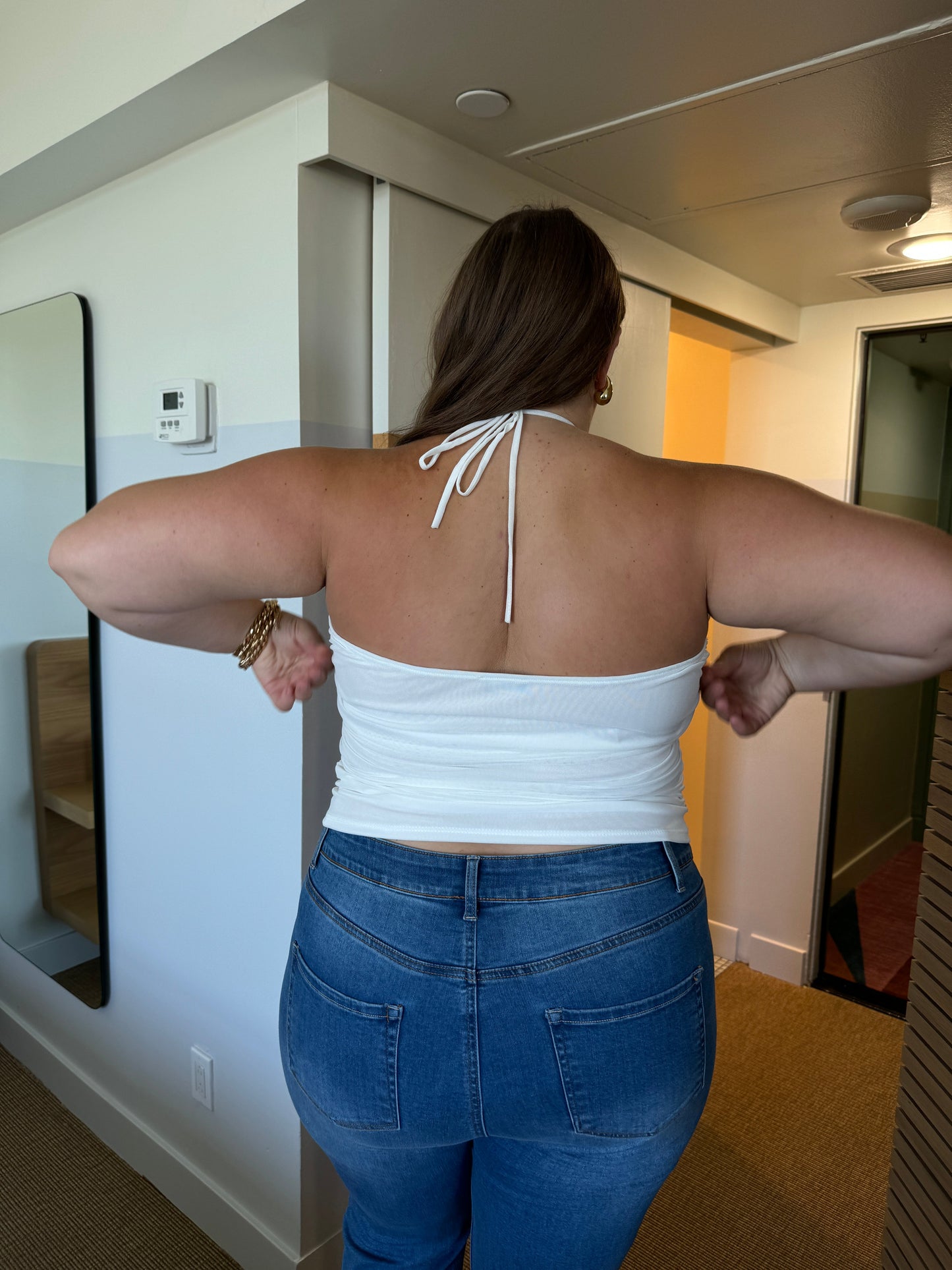 Plus Size Rose Halter Top