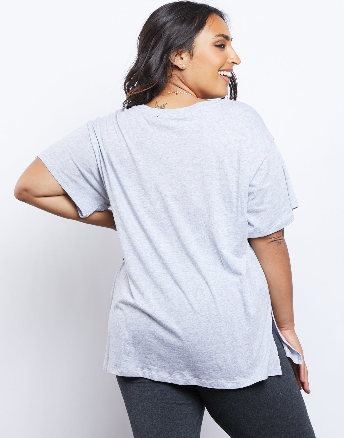 Plus Size Basic Pocket Tee