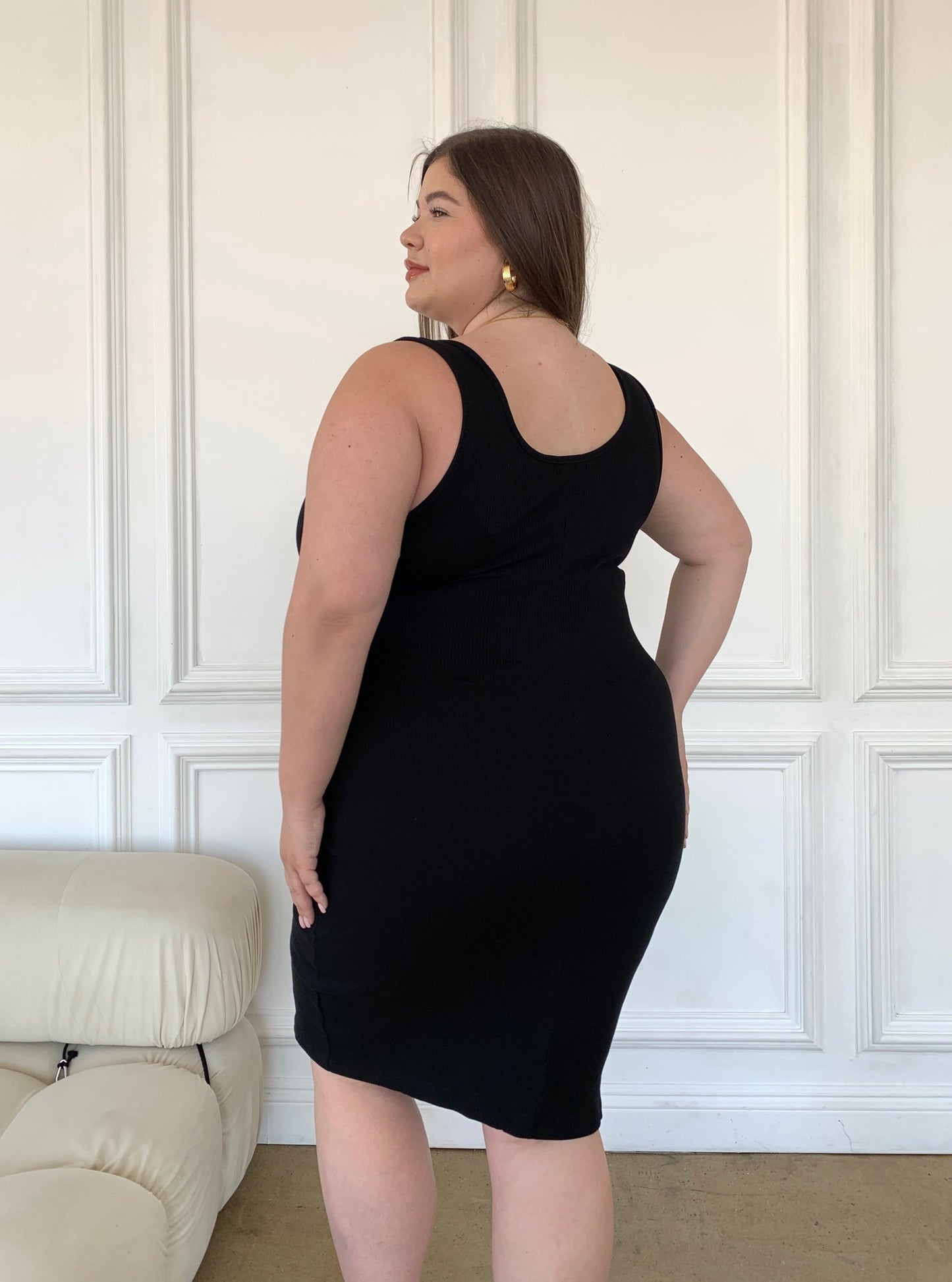 Plus Size Bodycon Tank Dress