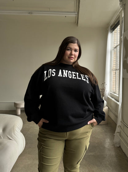 Plus Size Los Angeles Crewneck Sweatshirt